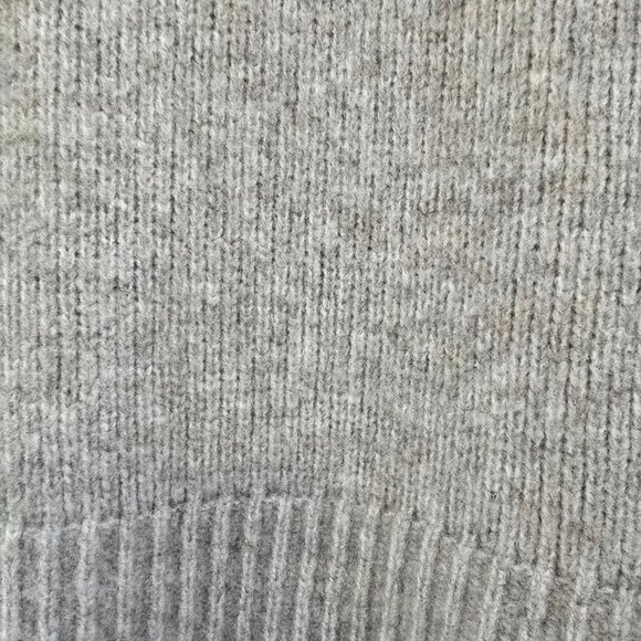 H&M Oversized Turtleneck Sweater - Gray/Cream - Picture 3 of 5